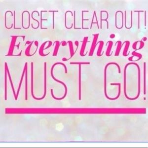 Everything must go :)